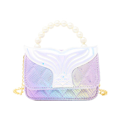 Mermaid Tail Pearl Handle Bag