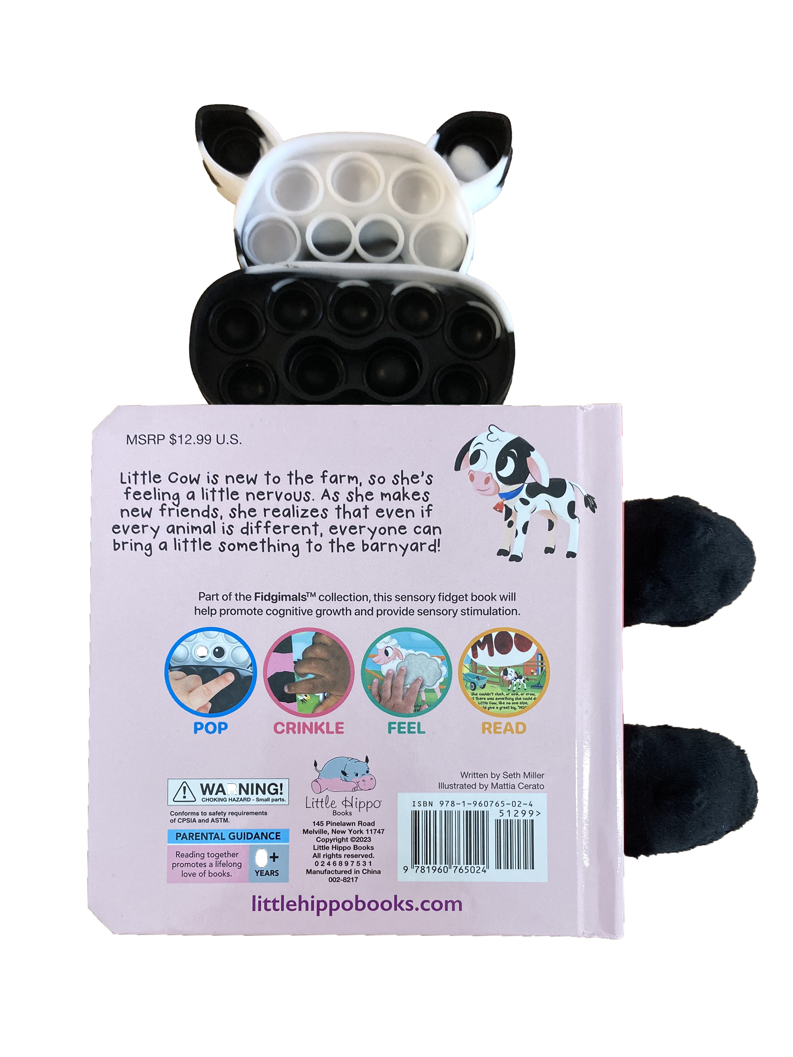 Little Cow - Your Sensory Fidget Friend Board Book
