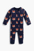 One-Piece Baby Pajamas Fox Friends Organic Cotton