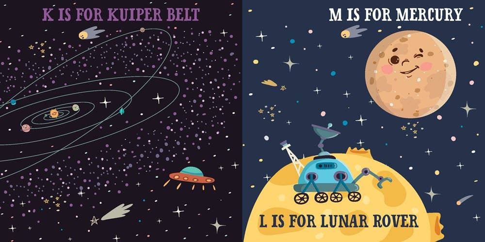 S is for Space Board Book