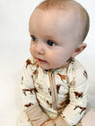 Longhorns Bamboo Zip Pajamas