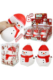 JUMBO 6 Inch Cute Snowman Fluffy Slime Filled Squishy Toy