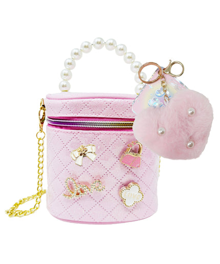 Tiny Mini Fashion Bag w/ Keychain, Ballerina Beauties