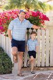Boys Performance Polo | Blue Drift Shell