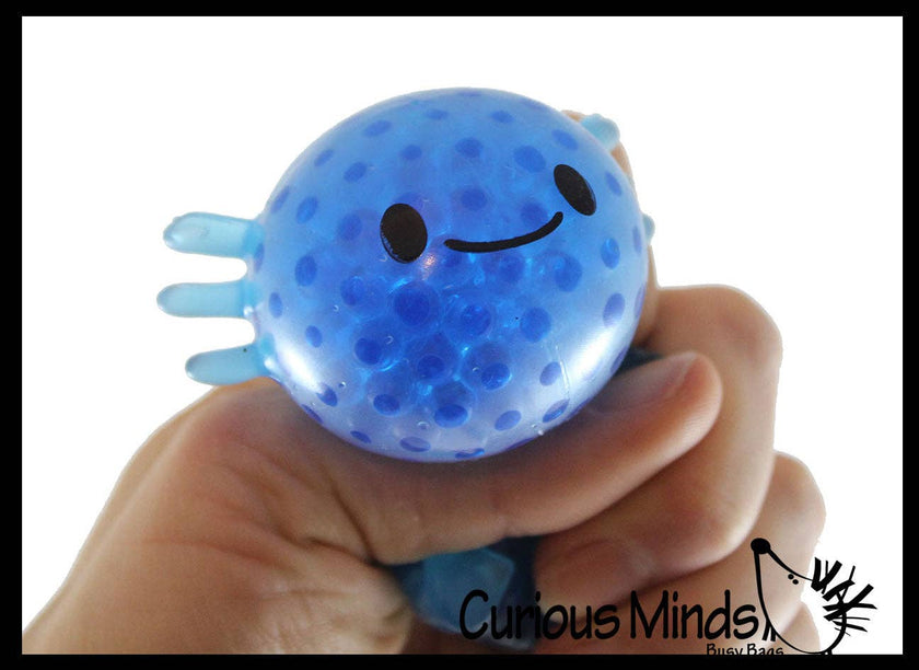 Axolotl Water Bead Filled Squeeze Stress Ball - Sensory Toy