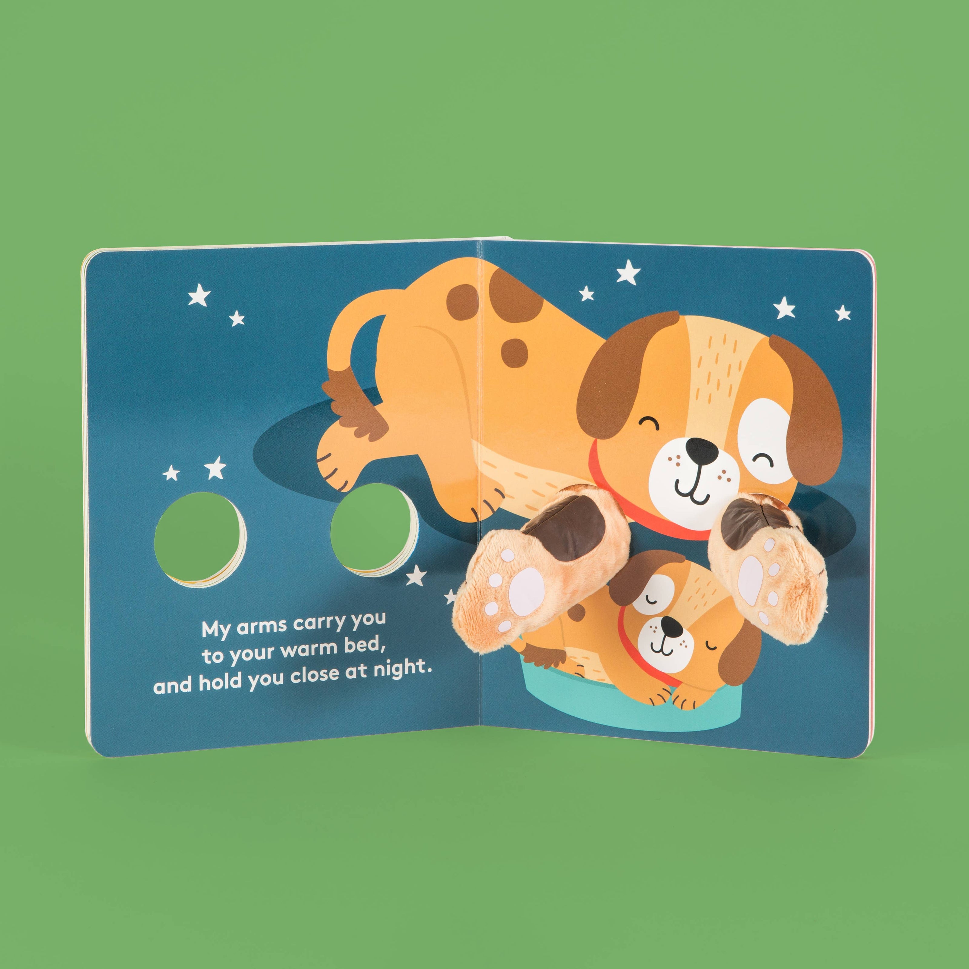 Finger Puppet Board Book- Hug Me Little Puppy