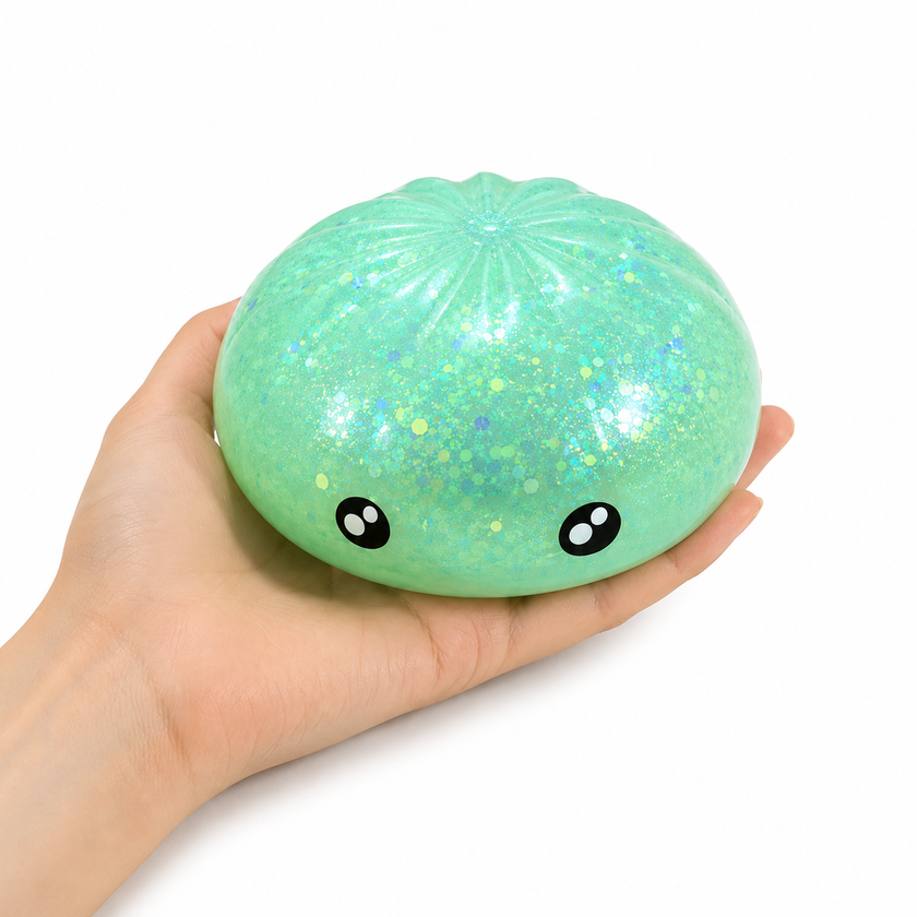 Glitter Squishy Toy Dumpling Jumbo 6