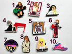 Famous Singer Croc shoe charms Shoe Decal Charms JuliesDecal