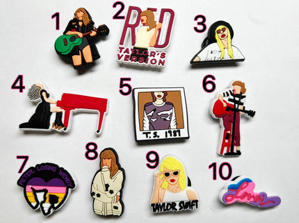 Famous Singer Shoe Charms