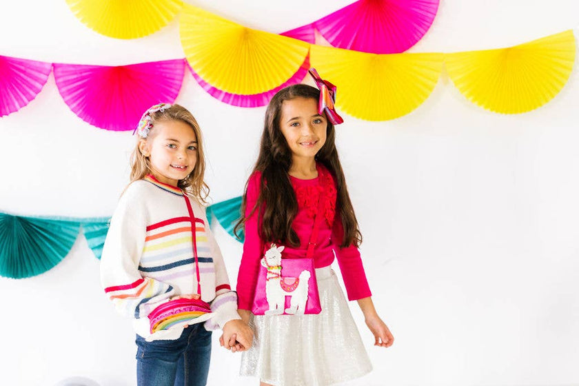 Butterfly Hair Clip- Purple and Yellow