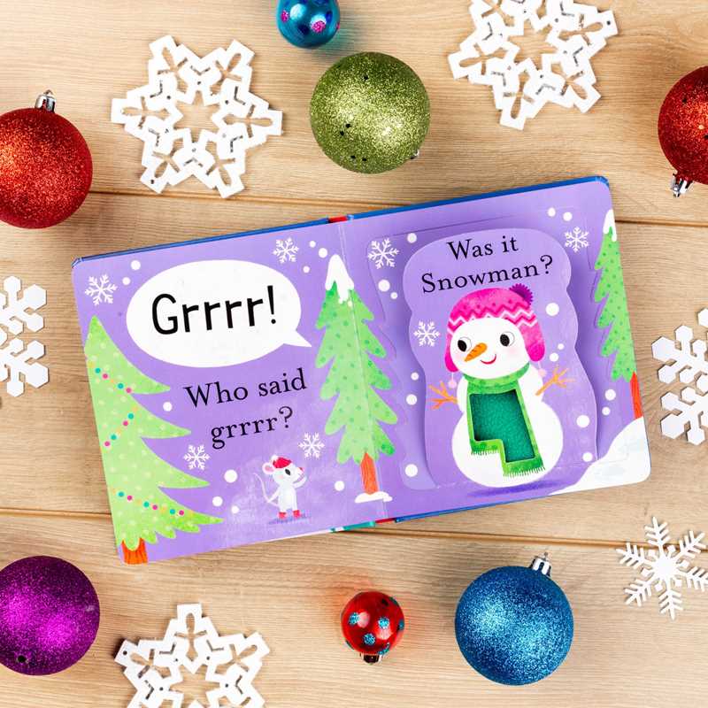 Who Said Merry Christmas? Board Book