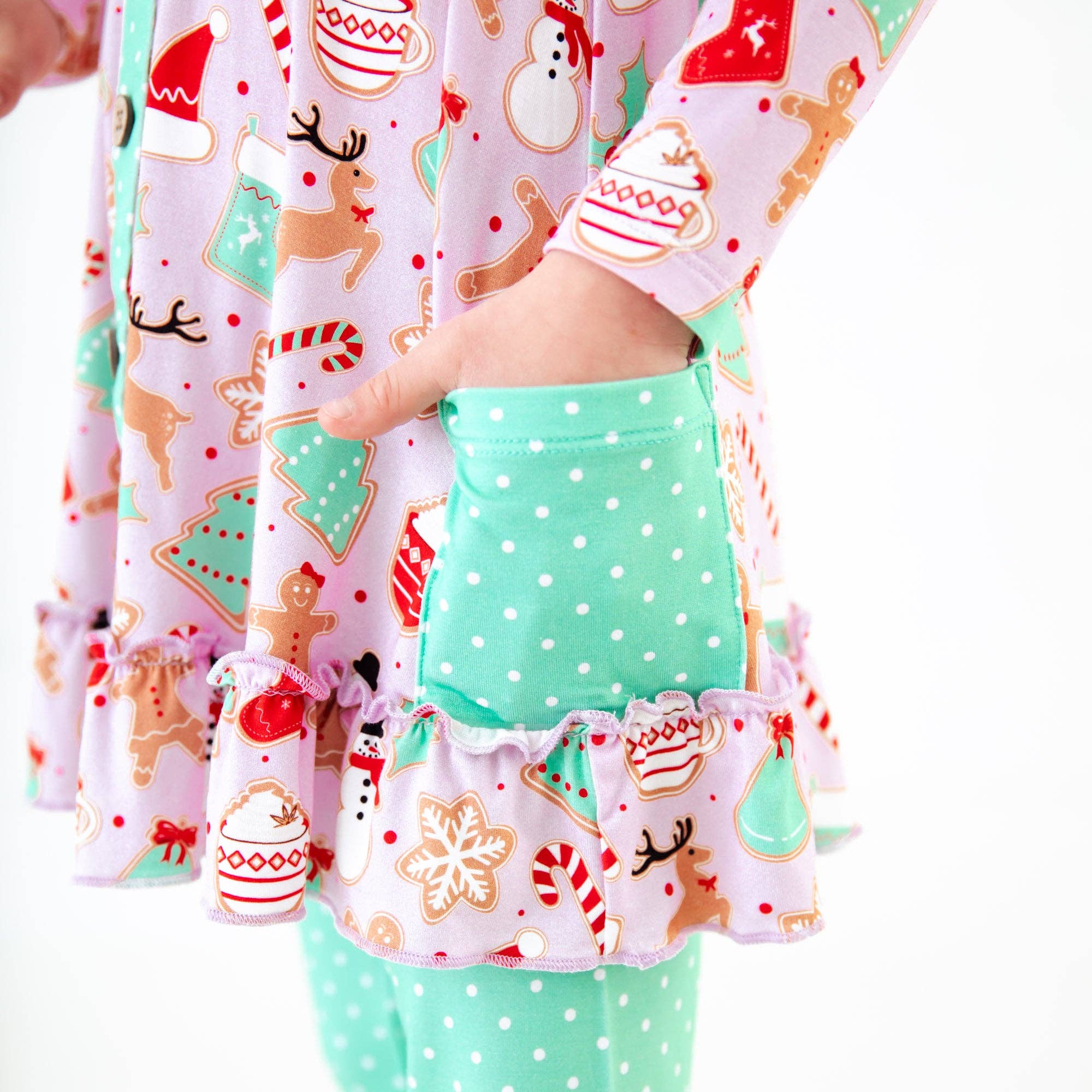 Baking Memories Ruffle Tunic and Pants Set