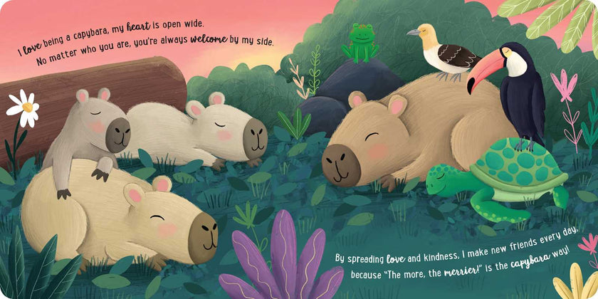 I Love Being a Capybara: Padded Board Book