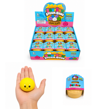 Mini Squishy Steam Bunz – Mystery Mini Dumplings Toy 2 1/4