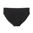 Tween Girls Rib Asymmetrical Bikini | Black