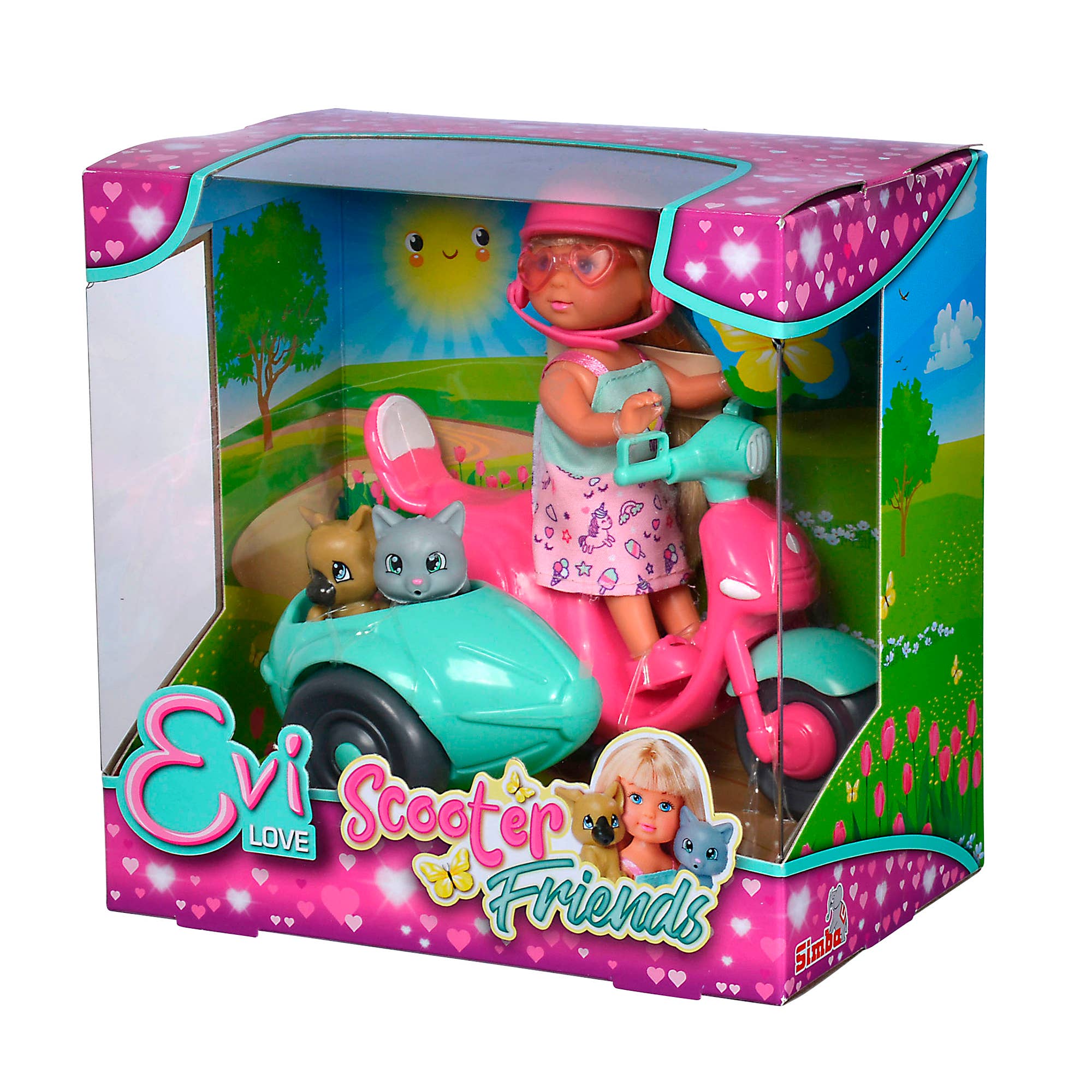 Simba Dickie- Evi Love- Scooter Friends Playset Doll