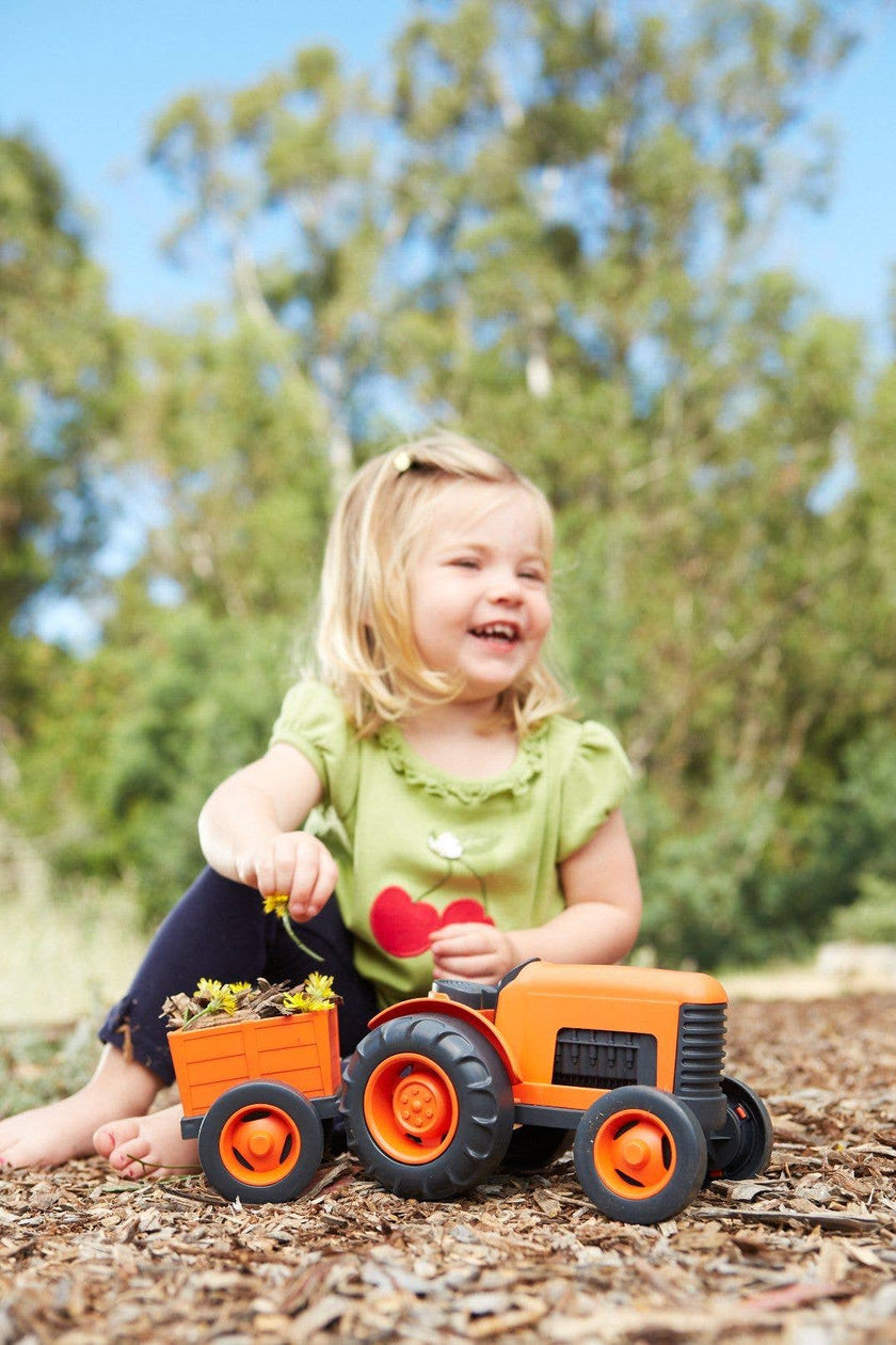 Tractor Toy - Orange