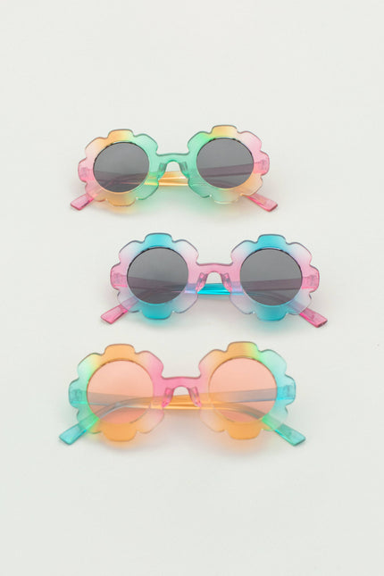 Kids Toddler Flower Sunglasses