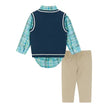 Boys Baby 4-Piece Plaid & Sweater Vest Easter Set