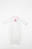 Pip Embroidered Gown -Seashell