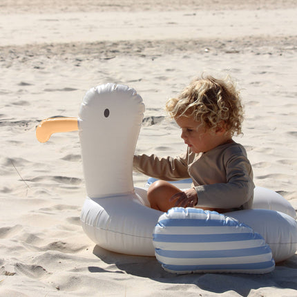 Kids Tube Pool Float Ring Sammy the Seagull Blue Stripe