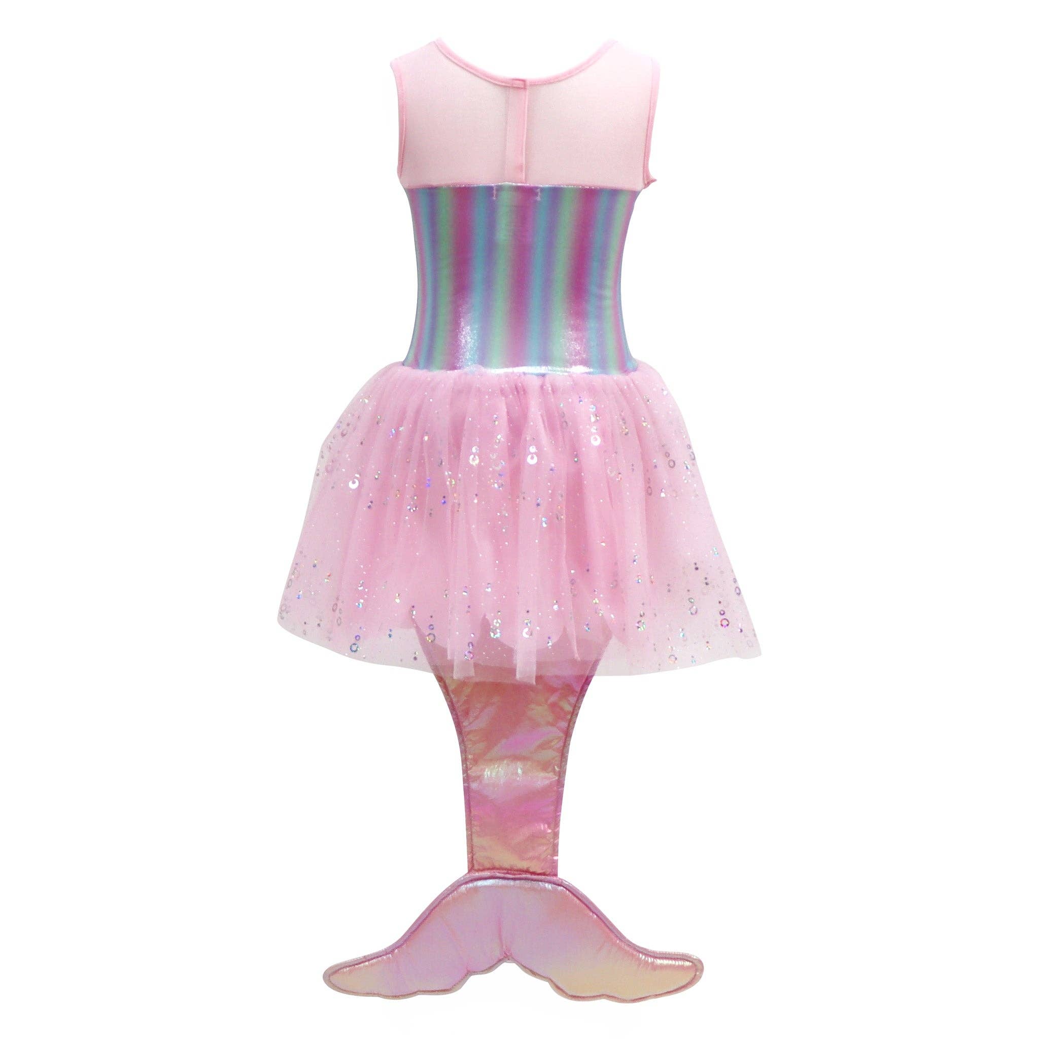 Mermaid Dress with Tail 3-4T Little-Minnows Mermaid Dress with Tail 3-4T Little-Minnows