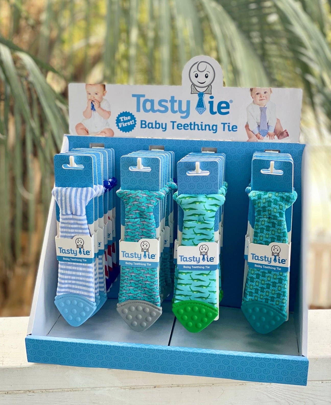 Shark Tasty Tie Teether, Crinkle Toy