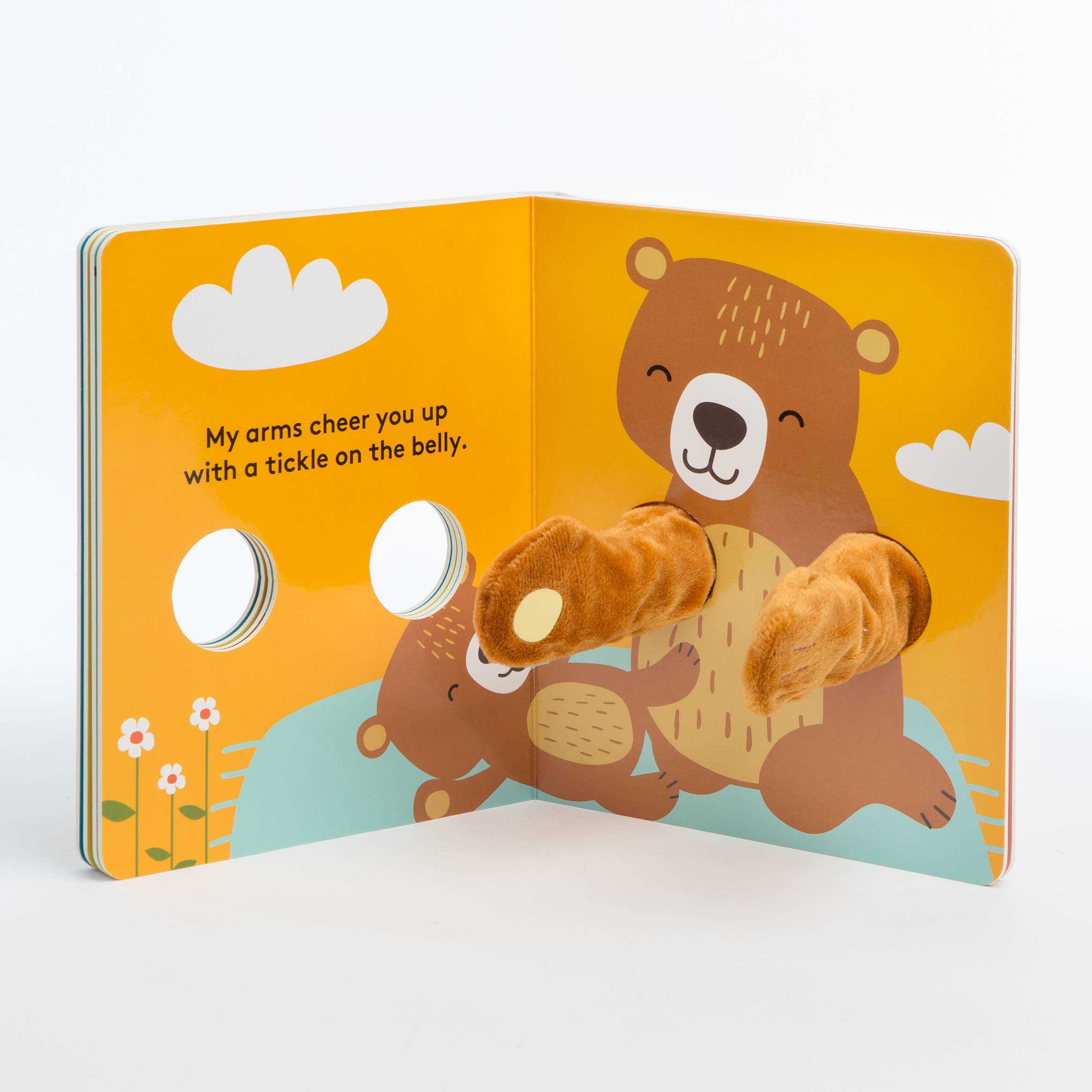 Finger Puppet Board Book- Hug Me Little Bear
