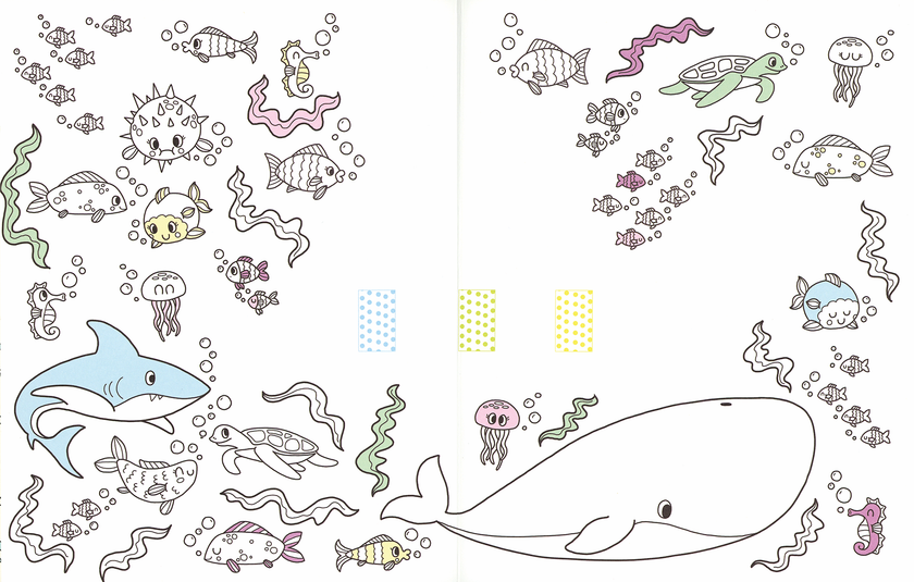 Color & Pop-Up: Mermaids Paperback Book