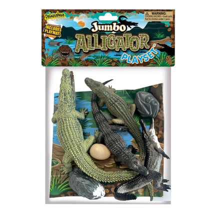 Jumbo Playsets - Alligator Figurines Toy Set