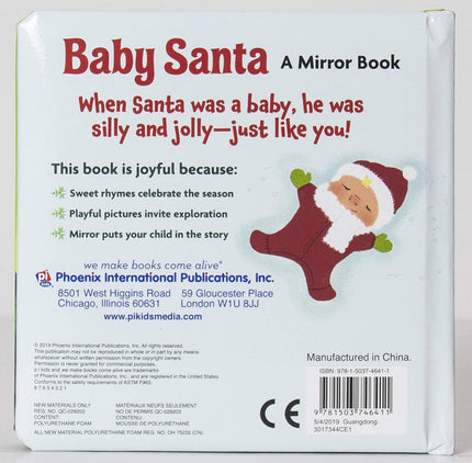 Baby Santa - Baby's First Look and Find Mirror Book