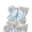 Big Sister Embroidered Moonstitch Hair Bow