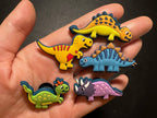 DELETE DUPLICATE Pick your own Cartoon Dinosaurs shoe charms