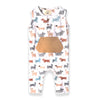 Dog Sleeveless Baby Jumpsuit (Organic Jersey)