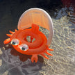 Baby Pool Float Sonny the Sea Creature Neon Orange