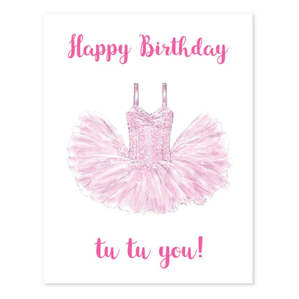 TUTU GREETING CARD