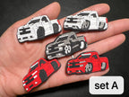 Pick your own Cars race cars shoe charms