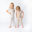 Feeling Groovy Bamboo Short Sleeve Kids Pajama Pant
