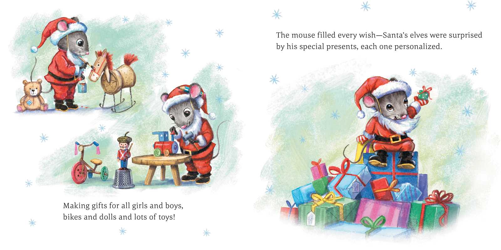 Santa Mouse Makes a Christmas Wish Book