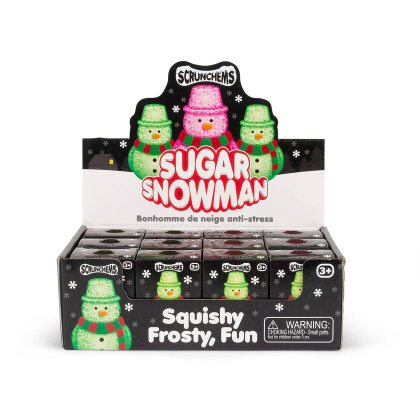 Scrunchems Sugar Snowman Squishy Fidget Toy