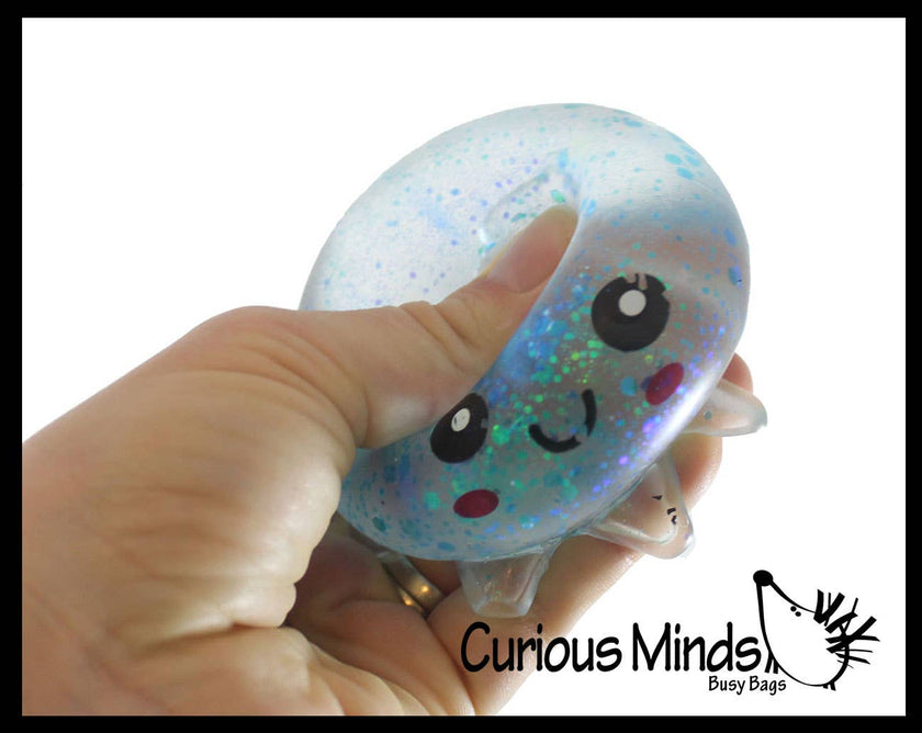 Octopus Sugar Ball Squishy Toy - Syrup Molasses Thick Glue/Gel Stress