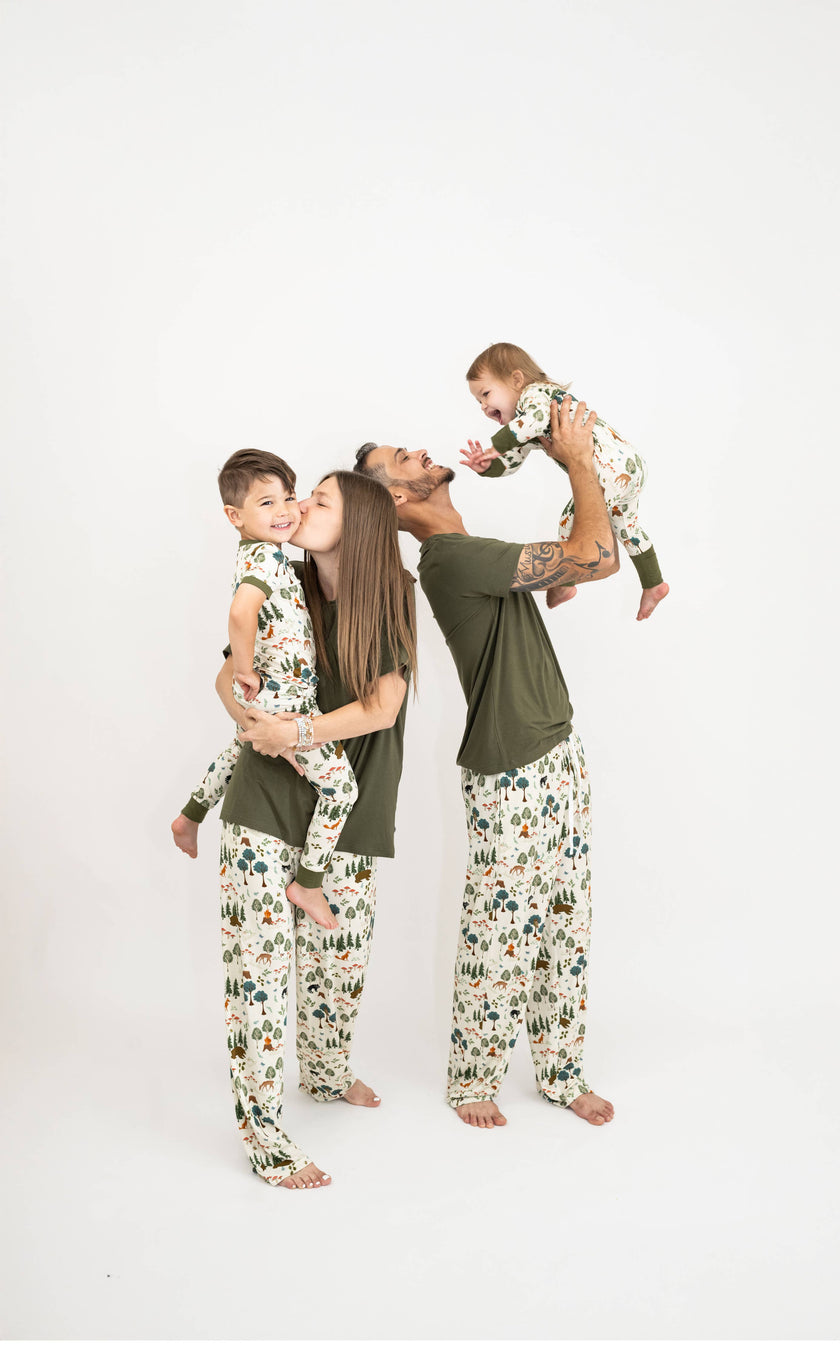 In the Woods Bamboo Convertible Baby Pajamas