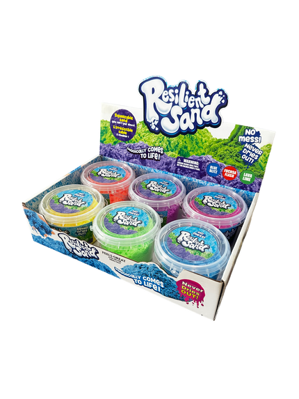 Resilient Sand Moldable Play Sand Toy – Assorted Colors