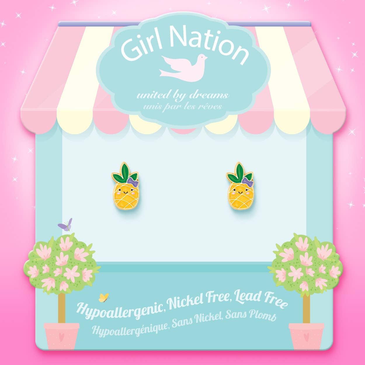 Lookin' Pine Cutie Children's Stud Earrings