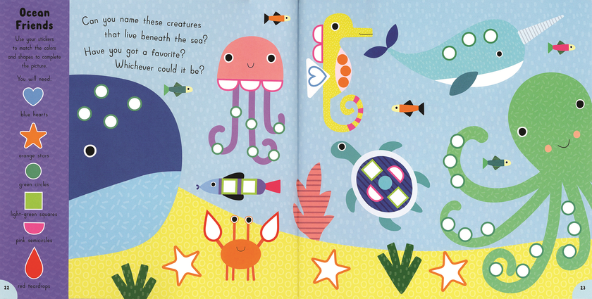 Match and Stick: Under the Ocean Sticker Book