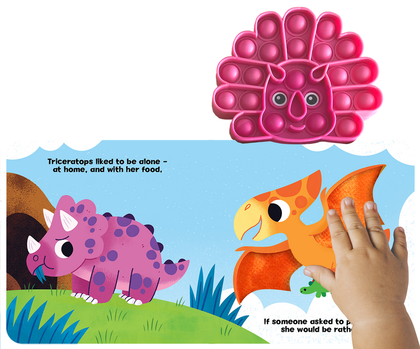 Little Triceratops - Your Sensory Fidget Friend Board Book