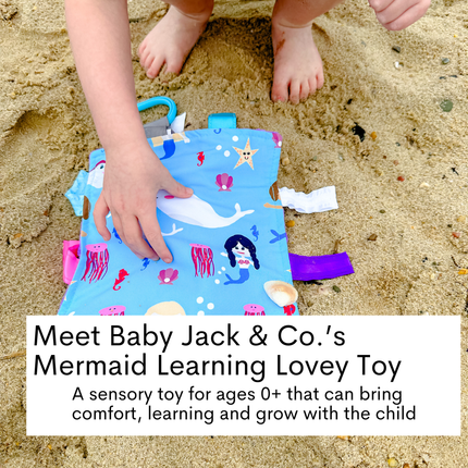 Mermaid Narwhals Seahorse Learning Lovey Collection