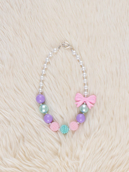Princess Bow Party Necklace