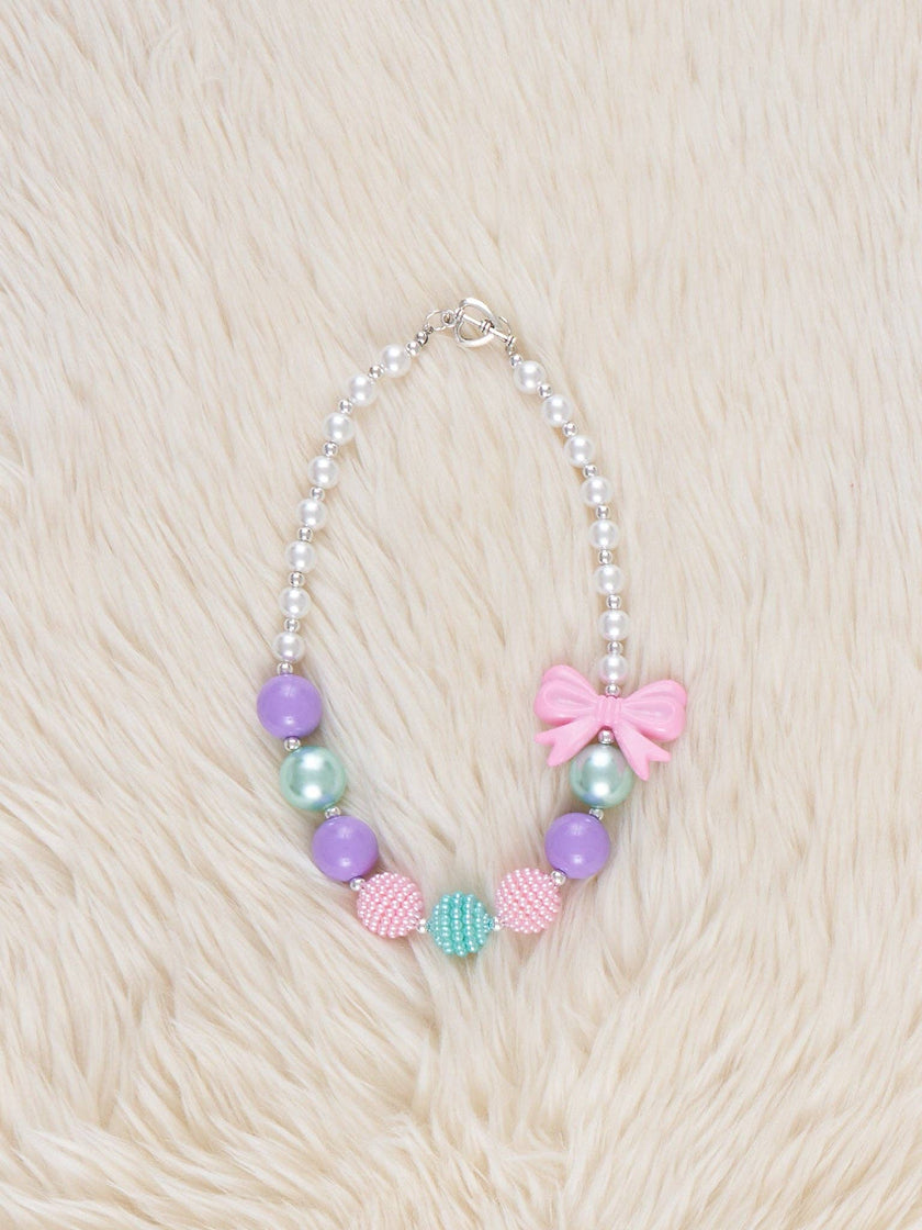 Princess Bow Party Necklace