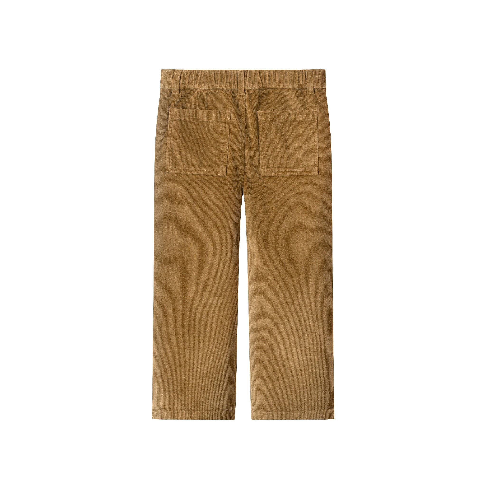 Kids Wide Leg Corduroy Pants | Beige